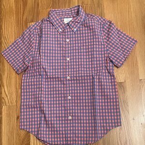 Crewcuts Red and Blue Checkered Kids Button-Down Shirt